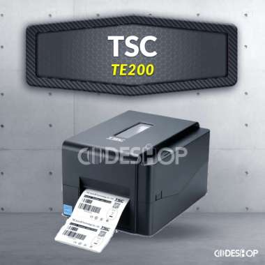 BARCODE PRINTER TSC TE 200 - LABEL BARCODE TSC TE200 / TE-200 hitam