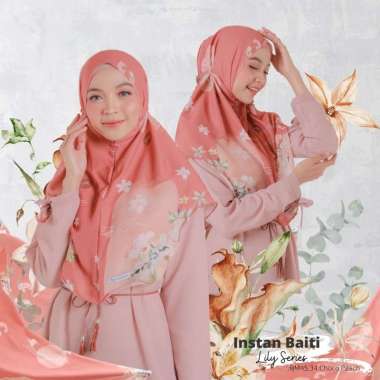 Hijabwanitacantik - Instan Baiti Lily | Hijab Instan Choco Peach