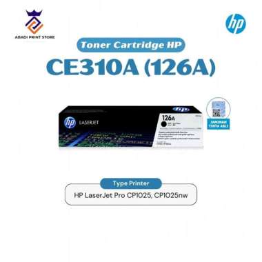 Toner HP CE310A (126A) Black Hitam