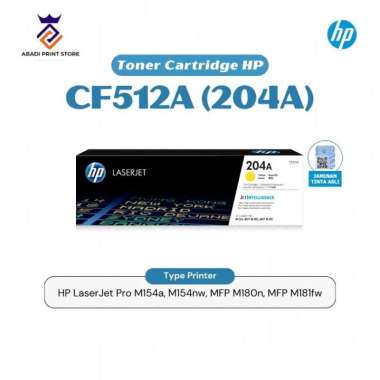 Toner HP CF512A (204A) YELLOW Yellow