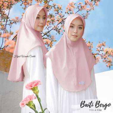 Hijabwanitacantik - Hijab Instan Baiti Bergo Pink