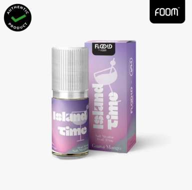 [SALTNIC 30ML 30MG] FLOOID ISLAND TIME GUAVA MANGO BY FOOM CUKAI 2025