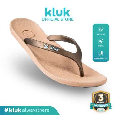 KLUK Sendal Jepit Wanita - Luna Uno Meta Mocca - Anatomic Premium Sandal 41