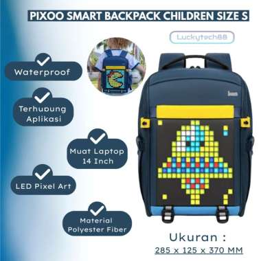 Divoom Backpack S RGB Pixel Art DIY Tas LED Screen Display Smart Bag