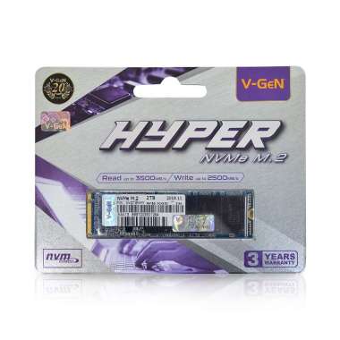 VGEN Solid State Drive 2TB M.2 NVMe PCIe Gen 3.0 - SSD VGEN M2 NVME SSD Saja