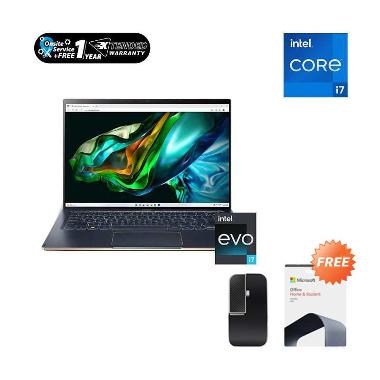 Acer Swift 14 SF14-71T-79UV Laptop Blue [14" QHD 100% sRGB Touch/i7-13700H/EVO/16G/1TB/win11/OHS21/NX.KESSN.001]FREE Bag+Ext Warranty+Porsche Mouse