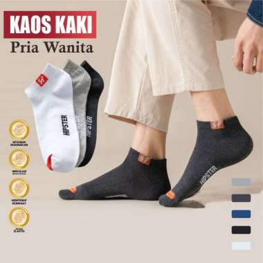 SK-P577 Kaos Kaki Pria Wanita Polos Casual Motif Hipster Ankle Socks Korea / Kaos Kaki Unisex Semata