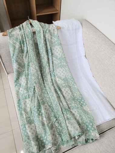 SETELAN ATASAN OUTER BATIK DAN BAWAHAN KULOT HIGHWAIST ONESET KONDANGAN ONE SET OUTER TANPAP LENGAN