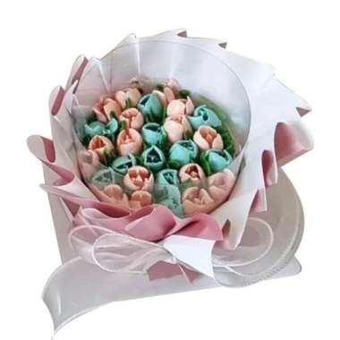 Kue Bentuk Buket Bunga Tulip - Bouquet Cake Tulip Flower - FlowerAdvisor Diameter 10