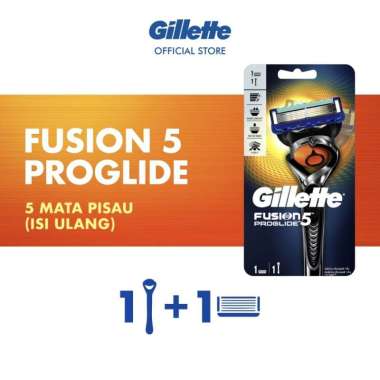 GILLETTE - FUSION PROGLIDE Gilette | Alat Cukur Kumis Jenggot Gillete