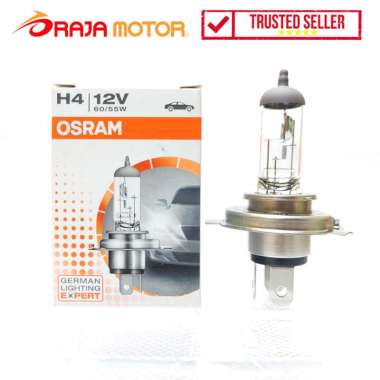 Osram Lampu Motor Bohlam Depan Halogen H4 12V 60W/55W AM 64193 P43T - Bilux Kuning
