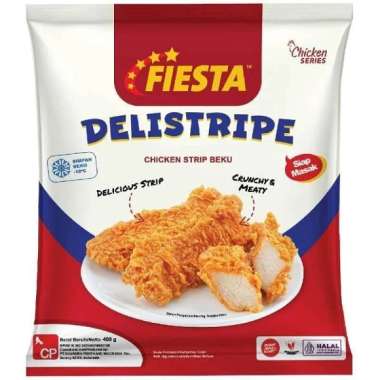 Promo Harga Fiesta Ayam Siap Masak Delistripe 500 gr - Blibli