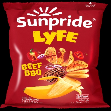 Sunpride Lyfe Chips Beef BBQ [55g]