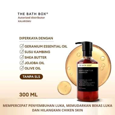 The Bath Box Goats Don't Lie Geranium 300ml