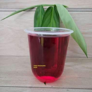 GELAS OVAL PLASTIK PP 14 OZ ISI 50 PCS BSM-2300204