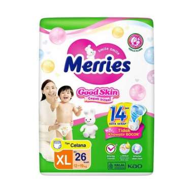 Promo Harga Merries Pants Good Skin XL26 26 pcs - Blibli