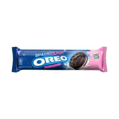 Promo Harga Oreo Biskuit Sandwich Strawberry 123 gr - Blibli