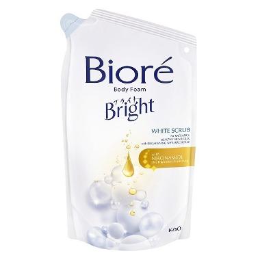 Promo Harga Biore Body Foam Bright White Scrub 450 ml - Blibli