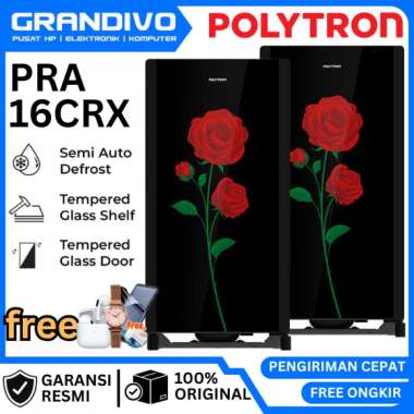 Kulkas Polytron PR 16 CRX Lemari Es 16CRX Garansi Resmi Polytron - Grandivo Waru PR 16 CRX Non Handl