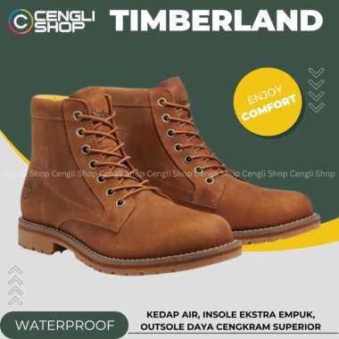 SEPATU BOOT PRIA TIMBERLAND BOOTS ORIGINAL CASUAL KULIT ASLI BRANDED TM66