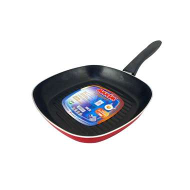 Maxim VAL20GRILL – Valentino Square Grill Teflon 20cm-Original-New Arriva-Maxim Merah hitam