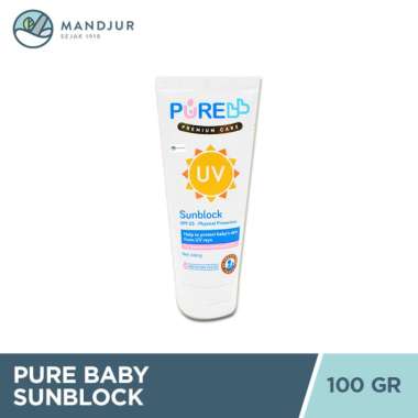 Pure Baby Sunblock SPF 25 100 gr - Sunblock Khusus Baby dan Anak Putih