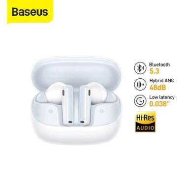 Baseus Bowie M2S True Wireless Earphone Headset Bluetooth TWS Mini Stereo Putih