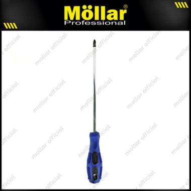 HDT JH-21 Obeng 8 Inch Plus (+) Gagang Karet Panjang 20 Cm