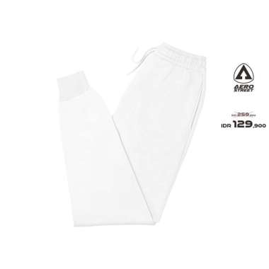 Aerostreet Jogger Long Pants Vicenzo Putih Celana Joger EBAAA XL