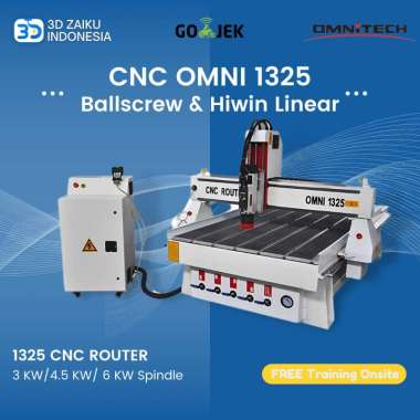 OMNI CNC Router 130x250 cm with Ballscrew and Hiwin Linear Rail 3 KW