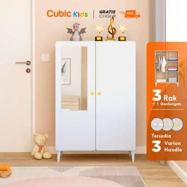 Cubic KIDS Wardrobe Anak / Lemari Anak 3 Susun / PONYO BL 121