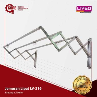 LIVEO LV 316 JEMURAN DINDING LIPAT 1.5 METER