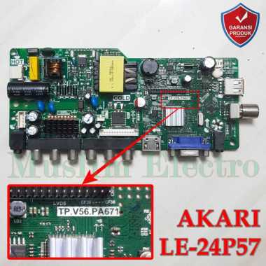 Mainboard LED TV Akari LE-24P57 24P57