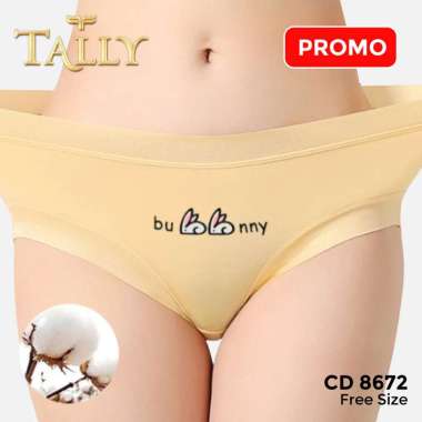 TALLY Celana Dalam Wanita Bahan Katun Fit to L CD 8672 Motif Lucu