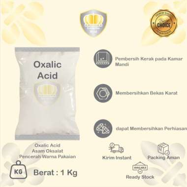 Oxalic Acid 1 Kg/ Asam Oksalat 1 Kg/ Osasir 1 Kg Pack Bubble