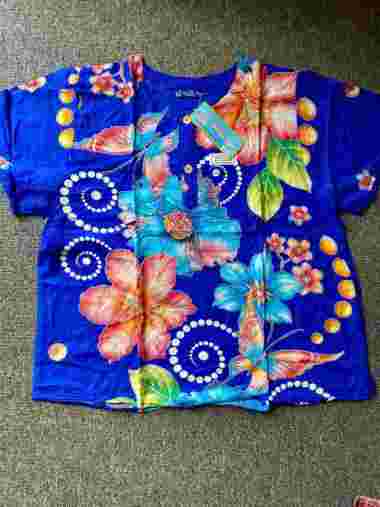 baju tidur batik kencana ungu - setelan kulot batik kencana ungu model MX 75 KUB Motif D