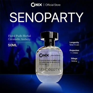 ONIX Fragrance - SENOPARTY Extrait De Parfum 50ml | Aroma Floral Woody Oriental Perfume Pria Wanita Unisex Wangi Tahan Lama
