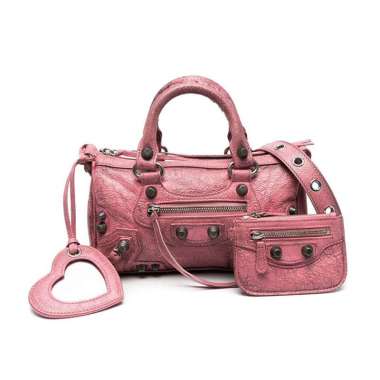 Balenciaga Mini City Le Cagole Bag Pink Pink