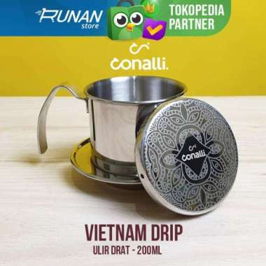 Vietnam Drip Stainless 200ml Conalli Kopi Drip Vietnam 200 ml Gold