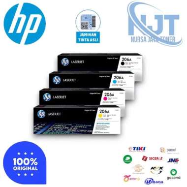 Toner HP 206A Black LaserJet HP ORIGINAL (W2110A) Yellow