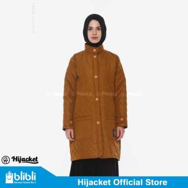 HIJACKET® BELVA - Jaket Wanita Muslimah Jaket Panjang Hijacket Belva Original L MARIGOLD