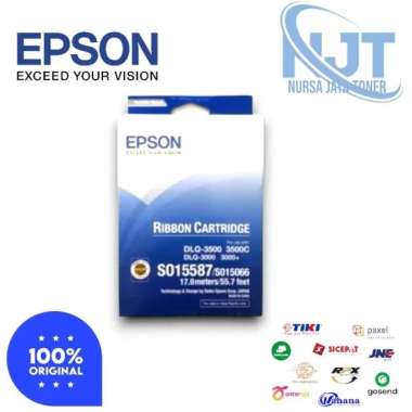 EPSON Ribbon Cartridge DLQ 3500 3500C 3000C ORIGINAL Black
