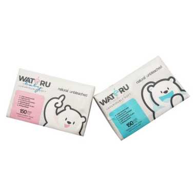 Tisu Bambu Wateru / Premium Bamboo Facial Tissue 150 Sheets 2 Ply