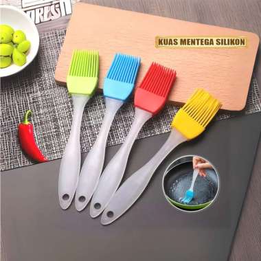 SK-C148 Kuas Mentega Silikon Kuas Oles Minyak Barbeque Anti Panas Kuas Roti Baking Brush Alat Dapur 