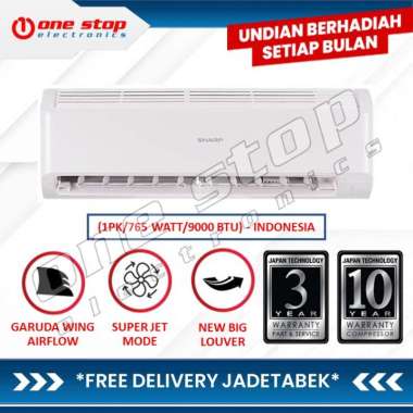 [GARANSI RESMI] SHARP AH-A9BEY AC Split Standard R32 1PK | A9BEY2 - 9BEY - 9BEY2