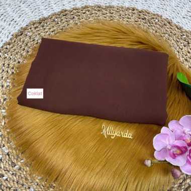 Milyarda Hijab Instan Paloma Ceruty Kerudung Jilbab Syari Pashmina Instan Coklat