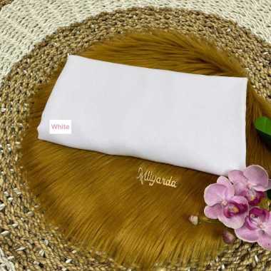 Milyarda Hijab Instan Paloma Ceruty Kerudung Jilbab Syari Pashmina Instan White