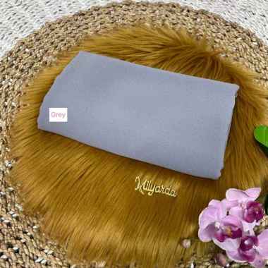 Milyarda Hijab Instan Paloma Ceruty Kerudung Jilbab Syari Pashmina Instan Grey