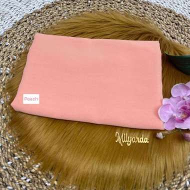 Milyarda Hijab Instan Paloma Ceruty Kerudung Jilbab Syari Pashmina Instan Peach