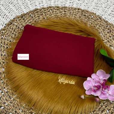 Milyarda Hijab Instan Paloma Ceruty Kerudung Jilbab Syari Pashmina Instan Maroon